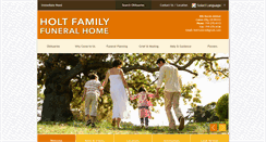 Desktop Screenshot of holtfamilyfuneralhome.com